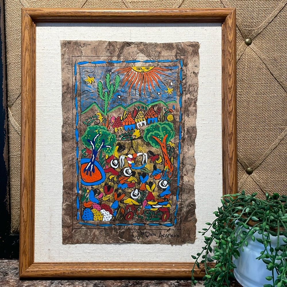 Joaquin Ascencio Mexican Folk Art painting